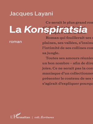 cover image of La Konspiratsia